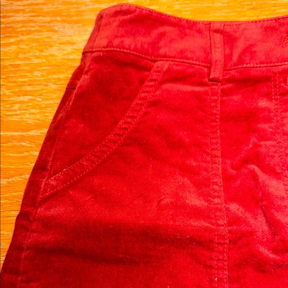 Forever 21 Red A-line Mini Skirt Casual - Picture 3 of 5